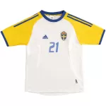 Ibrahimović #21 Retro Sweden Away Jersey World Cup 2002 - minejerseys