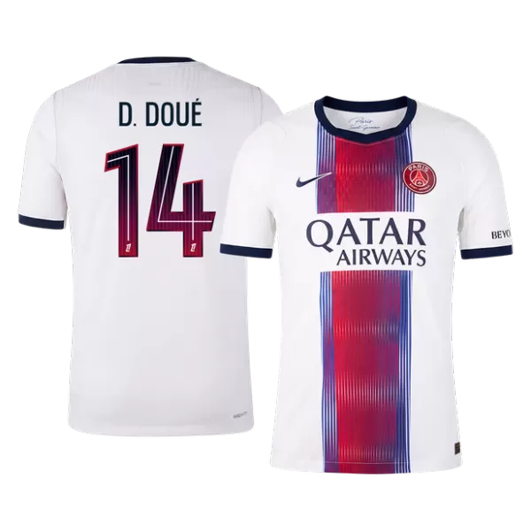D. DOUÉ #14 PSG Away Match Jersey Player Version 2026/27 - minejerseys