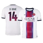 D. DOUÉ #14 PSG Away Match Jersey Player Version 2026/27 - minejerseys