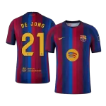 F. DE JONG #21 Barcelona Home Match Jersey Player Version 2026/27 - minejerseys