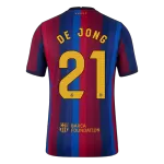 F. DE JONG #21 Barcelona Home Match Jersey Player Version 2026/27 - minejerseys