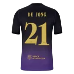 F. DE JONG #21 Barcelona Away Jersey 2026/27 - UCL Font - minejerseys