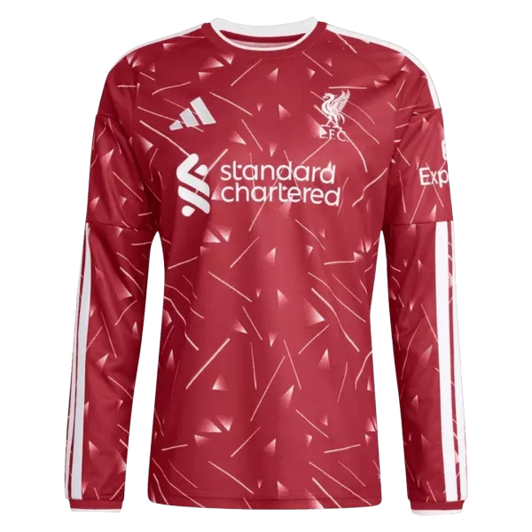 Liverpool Home Long Sleeve Jersey 2026/27 - minejerseys