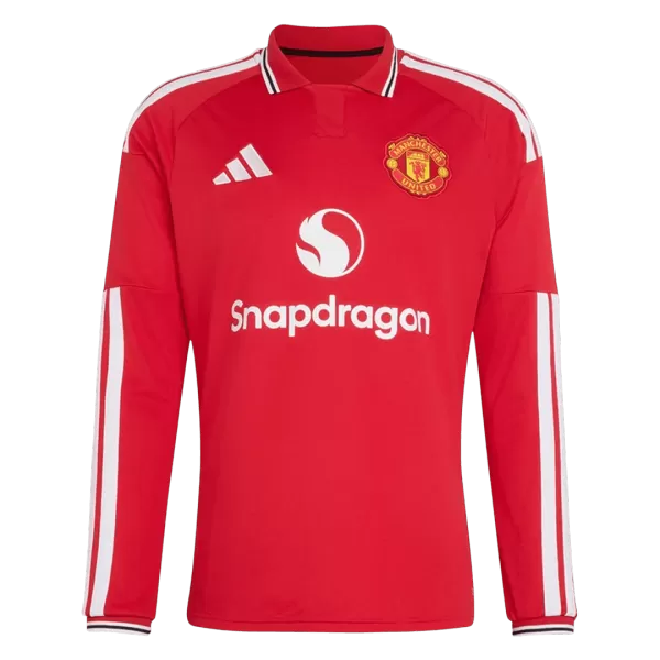 Manchester United Home Long Sleeve Jersey 2026/27 - minejerseys