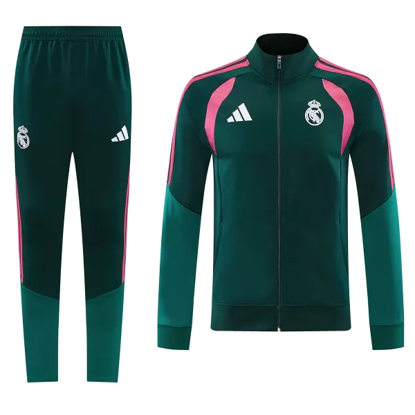 Real Madrid Training Tracksuit Kit(Jacket+Pants) Green 2026/27 - minejerseys