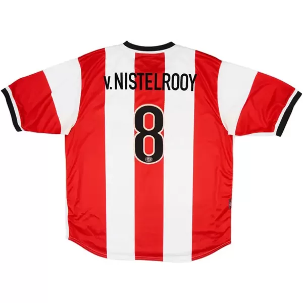 v.NISTELROOY #8 Retro PSV Eindhoven Home Jersey 1998/99 - minejerseys
