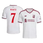 WIRTZ #7 Liverpool Away Jersey 2026/27 - UCL Font - minejerseys