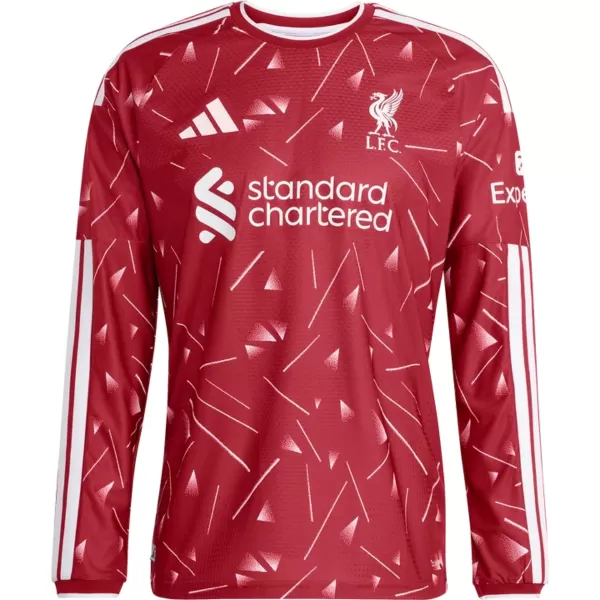 Liverpool Home Match Long Sleeve Jersey Player Version 2026/27 - minejerseys