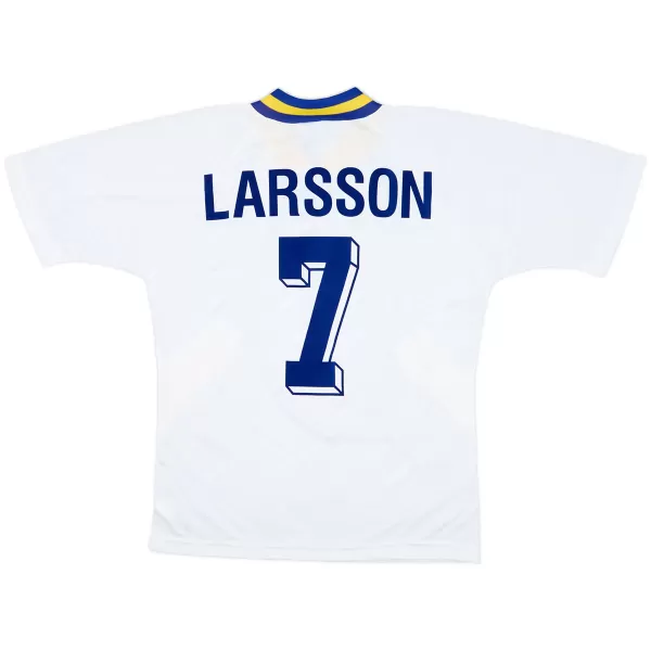 LARSSON #7 Retro Sweden Away Jersey World Cup 1994 - minejerseys