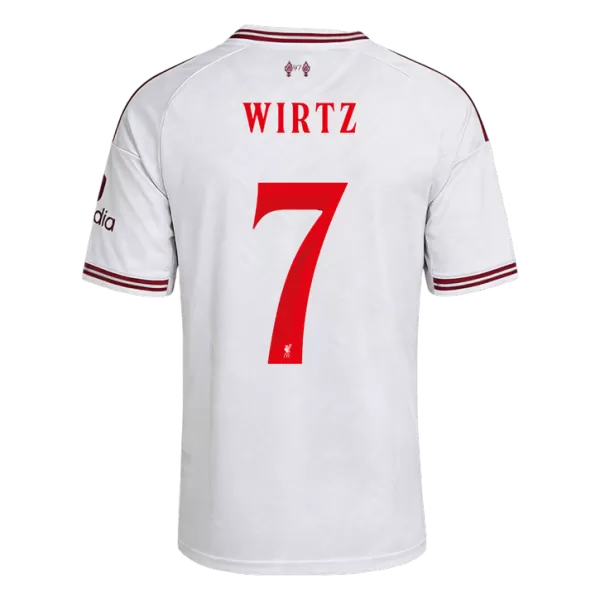 WIRTZ #7 Liverpool Away Jersey 2026/27 - UCL Font - minejerseys