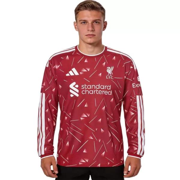 Liverpool Home Match Long Sleeve Jersey Player Version 2026/27 - minejerseys