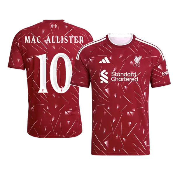 MAC ALLISTER #10 Liverpool Home Jersey 2026/27 - UCL Font - [Super Replica] - minejerseys