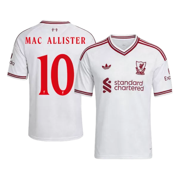 MAC ALLISTER #10 Liverpool Away Jersey 2026/27 - UCL Font - minejerseys