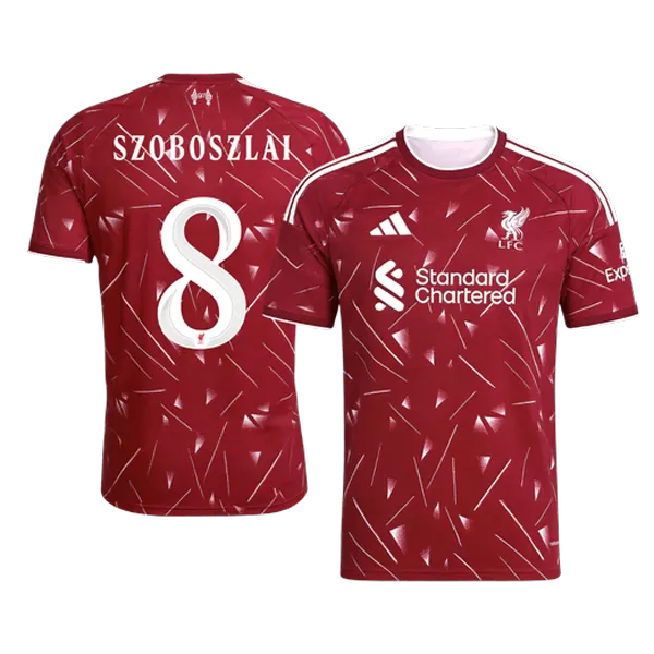 SZOBOSZLAI #8 Liverpool Home Jersey 2026/27 - UCL Font - [Super Replica] - minejerseys