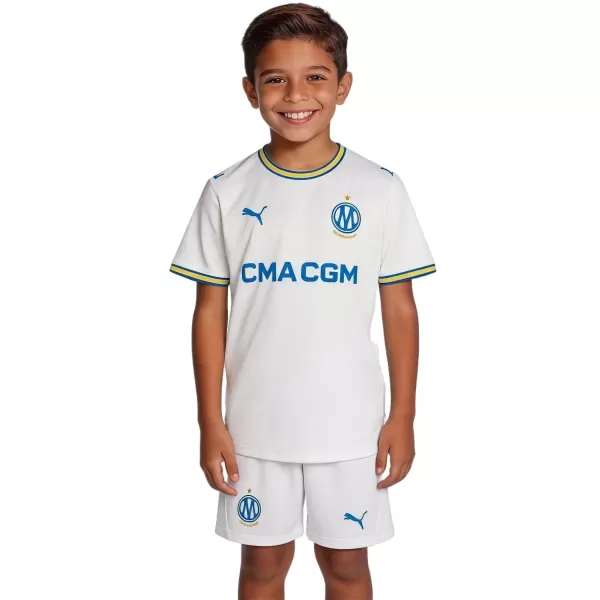 Kids Marseille Home Jersey Kit 2026/27 - minejerseys