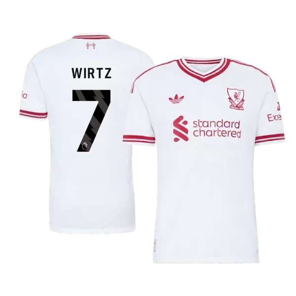 WIRTZ #7 Liverpool Away Match Jersey Player Version 2026/27 - minejerseys