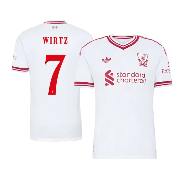 WIRTZ #7 Liverpool Away Match Jersey Player Version 2026/27 - minejerseys