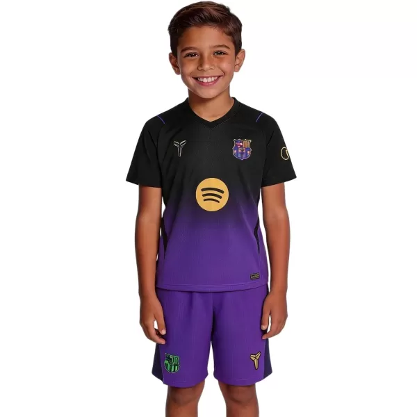 Kids Barcelona Away Jersey Kit 2026/27 - minejerseys