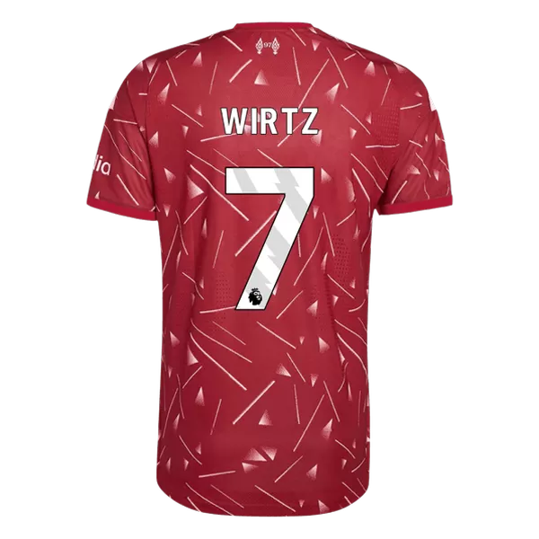 WIRTZ #7 Liverpool Home Match Jersey Player Version 2026/27 - minejerseys