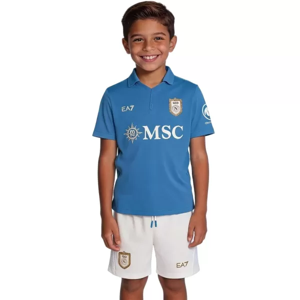 Kids Napoli Home Jersey Kit 2026/27 - minejerseys