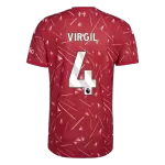 VIRGIL #4 Liverpool Home Match Jersey Player Version 2026/27 - minejerseys