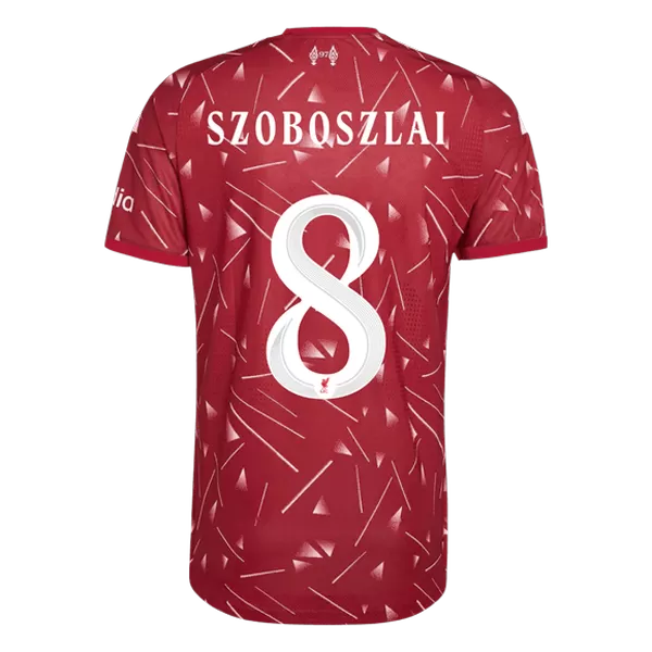 SZOBOSZLAI #8 Liverpool Home Match Jersey Player Version 2026/27 - UCL Font - minejerseys