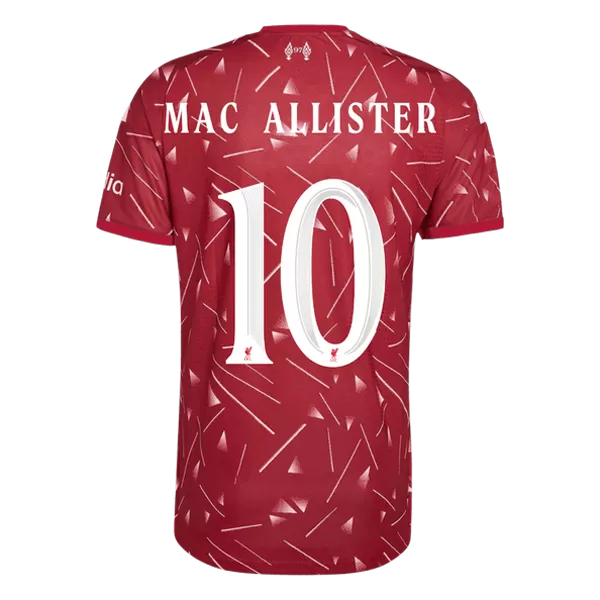 MAC ALLISTER #10 Liverpool Home Match Jersey Player Version 2026/27 - UCL Font - minejerseys