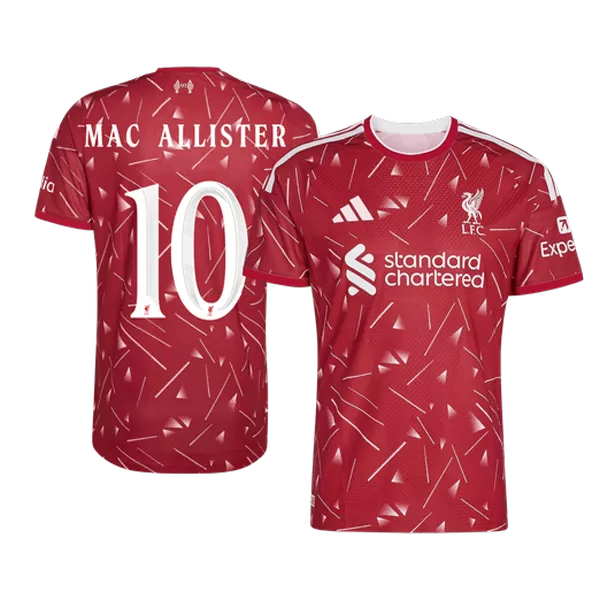 MAC ALLISTER #10 Liverpool Home Match Jersey Player Version 2026/27 - minejerseys
