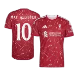 MAC ALLISTER #10 Liverpool Home Match Jersey Player Version 2026/27 - minejerseys