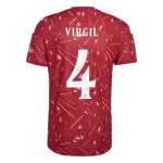 VIRGIL #4 Liverpool Home Match Jersey Player Version 2026/27 - minejerseys
