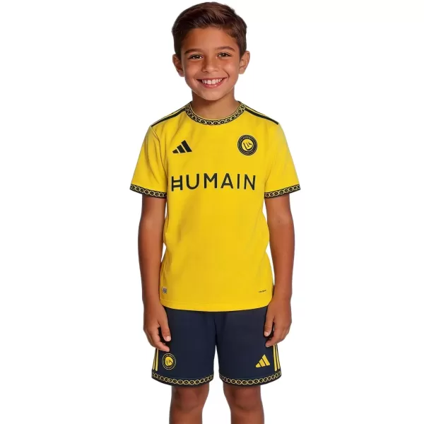 Kids Al Nassr Home Jersey Kit 2026/27 - minejerseys