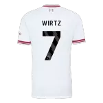 WIRTZ #7 Liverpool Away Match Jersey Player Version 2026/27 - minejerseys