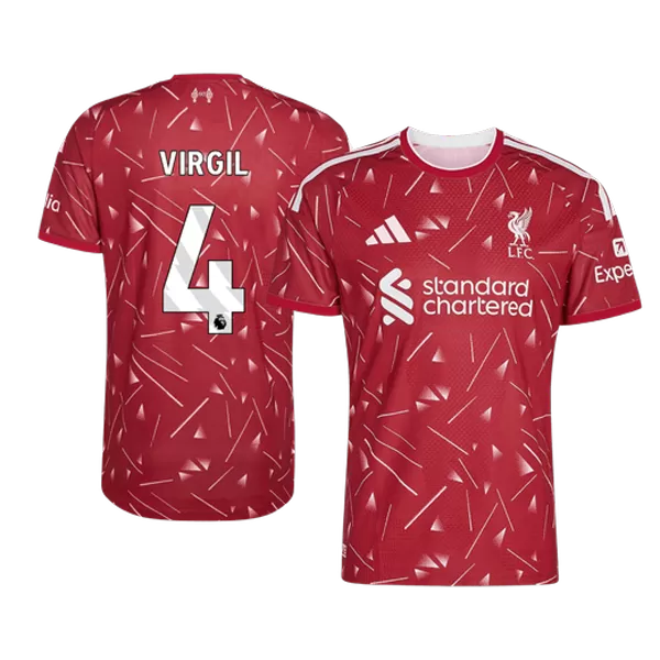 VIRGIL #4 Liverpool Home Match Jersey Player Version 2026/27 - minejerseys