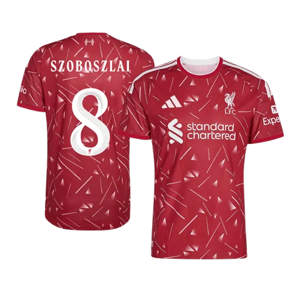 SZOBOSZLAI #8 Liverpool Home Match Jersey Player Version 2026/27 - minejerseys