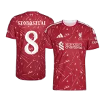 SZOBOSZLAI #8 Liverpool Home Match Jersey Player Version 2026/27 - minejerseys