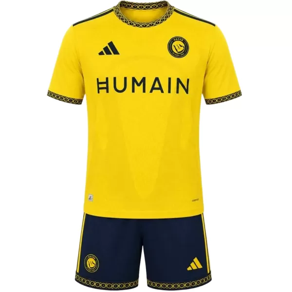 Kids Al Nassr Home Jersey Kit 2026/27 - minejerseys