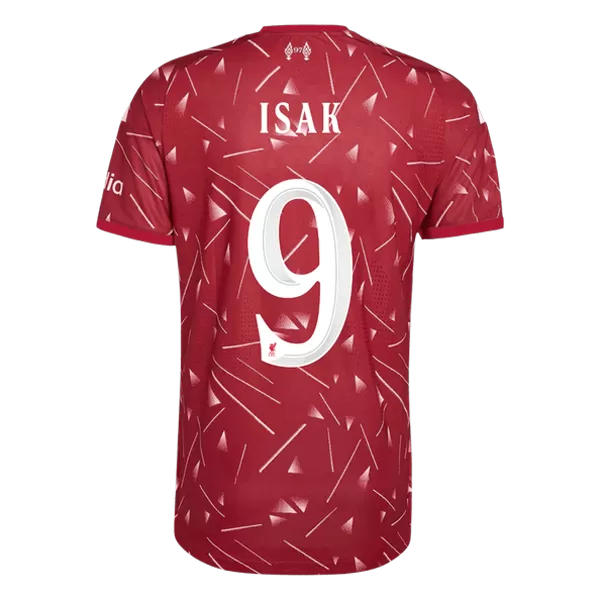 ISAK #9 Liverpool Home Match Jersey Player Version 2026/27 - UCL Font - minejerseys