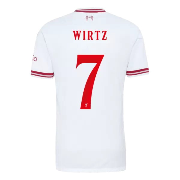 WIRTZ #7 Liverpool Away Match Jersey Player Version 2026/27 - UCL Font - minejerseys