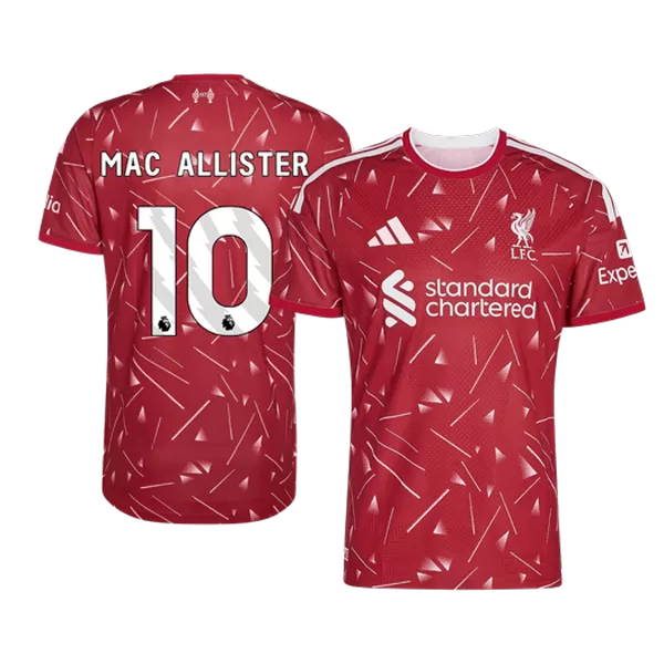 MAC ALLISTER #10 Liverpool Home Match Jersey Player Version 2026/27 - minejerseys
