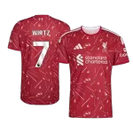 WIRTZ #7 Liverpool Home Match Jersey Player Version 2026/27 - minejerseys