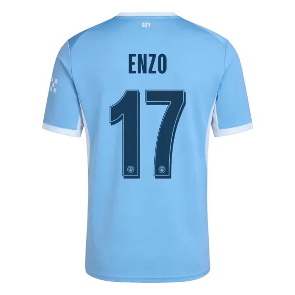 ENZO #17 Manchester City Home Jersey 2026/27 - UCL Font - minejerseys