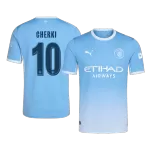 CHERKI #10 Manchester City Home Jersey 2026/27 - UCL Font - minejerseys