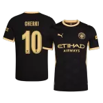 CHERKI #10 Manchester City Away Match Jersey Player Version 2026/27 - UCL Font - minejerseys