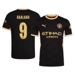 HAALAND #9 Manchester City Away Match Jersey Player Version 2026/27 - UCL Font - minejerseys