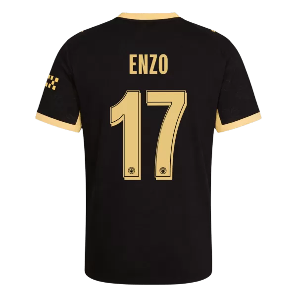 ENZO #17 Manchester City Away Match Jersey Player Version 2026/27 - UCL Font - minejerseys