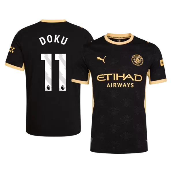 DOKU #11 Manchester City Away Match Jersey Player Version 2026/27 - minejerseys