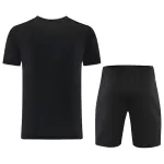 Customize Team Jersey Kit(Shirt+Short) Black AD13 - minejerseys