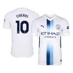 CHERKI #10 Manchester City Third Away Match Jersey Player Version 2026/27 - minejerseys
