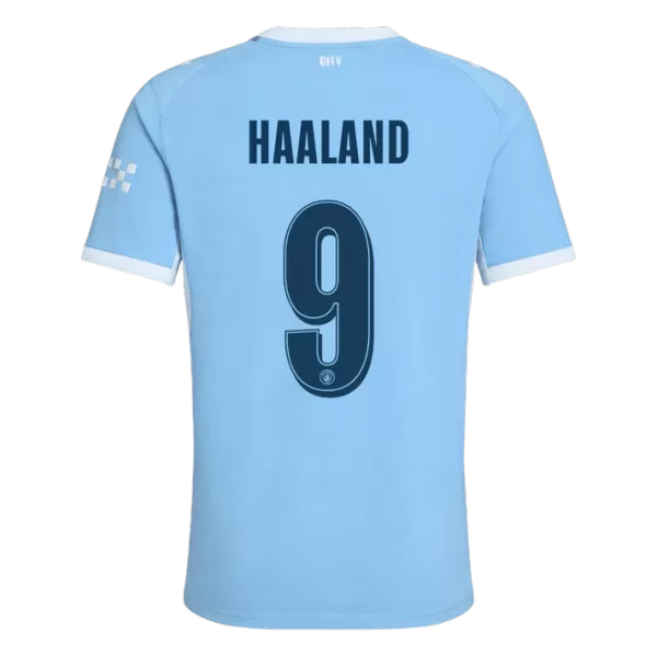 HAALAND #9 Manchester City Home Match Jersey Player Version 2026/27 - UCL Font - minejerseys
