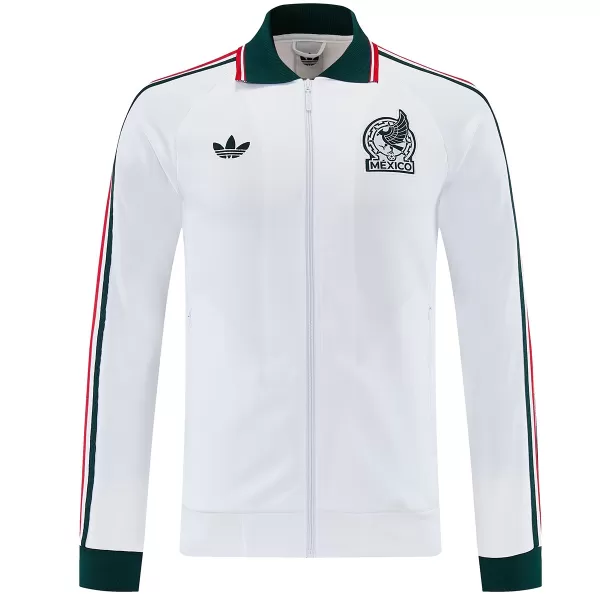 Mexico Anthem Jacket White 2026 - minejerseys